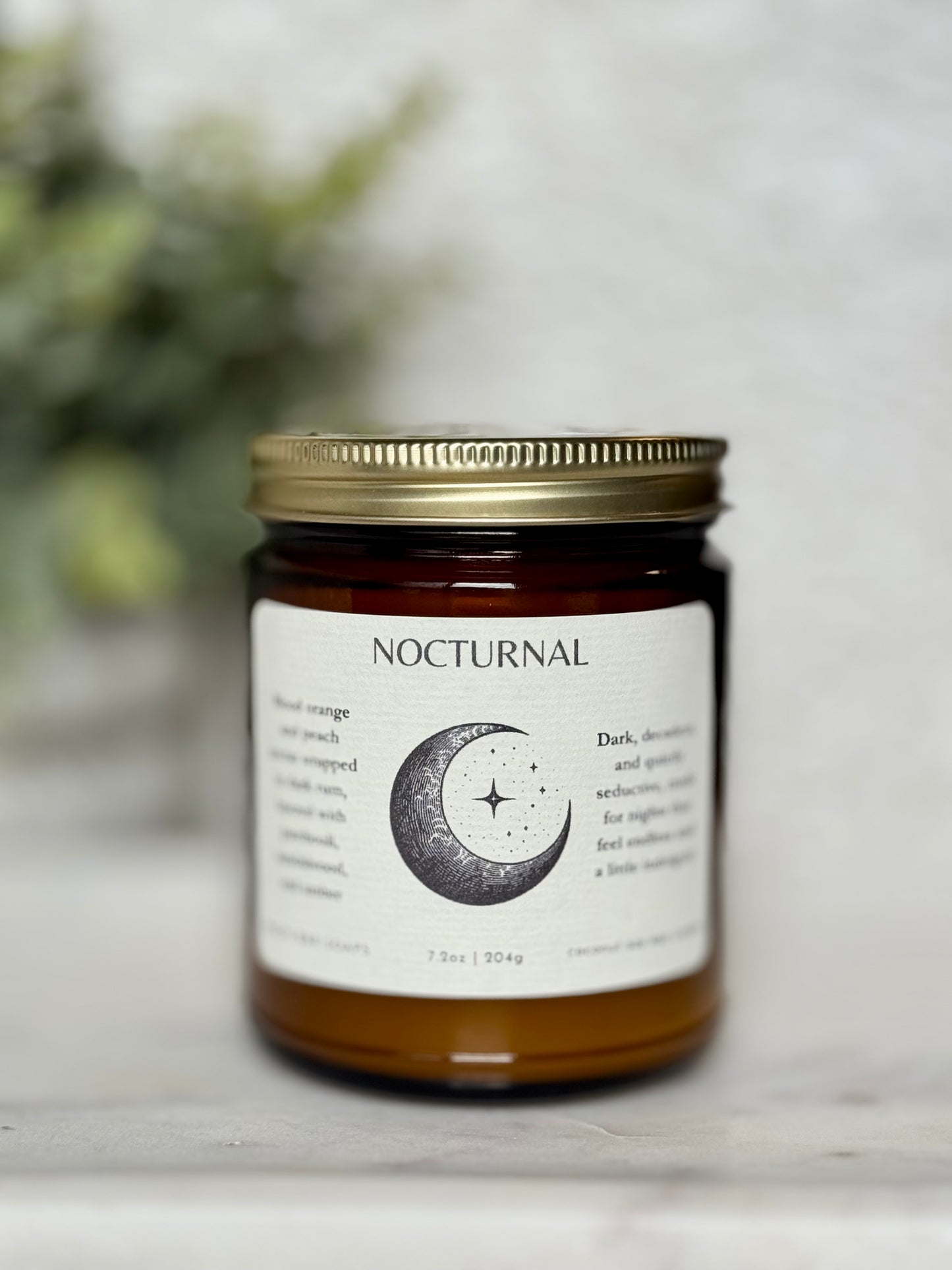 Jar of 'Nocturnal' on a light background