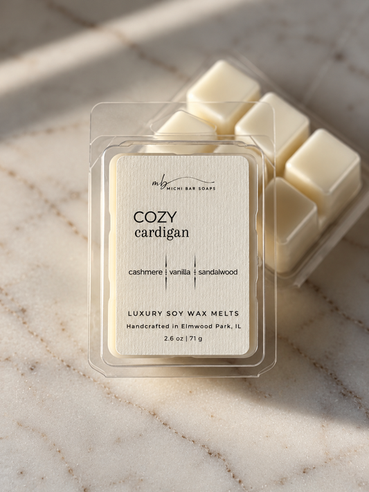 Cozy Cardigan | Cashmere & Sandalwood Fall Wax Melt