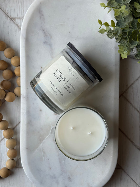 Citrus Wreath Candle