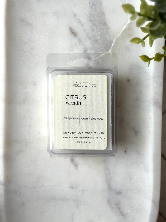 Citrus Wreath Wax Melt