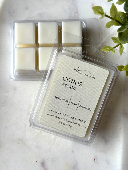 Citrus Wreath Wax Melt
