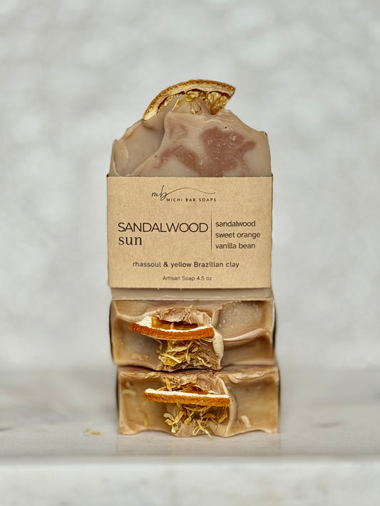 Sandalwood Sun soap bars
